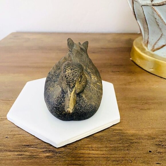 Vintage Widgeon Duck Figurine Collectible 2001 Signed by Howard Nixon Century - Picture 3 of 5